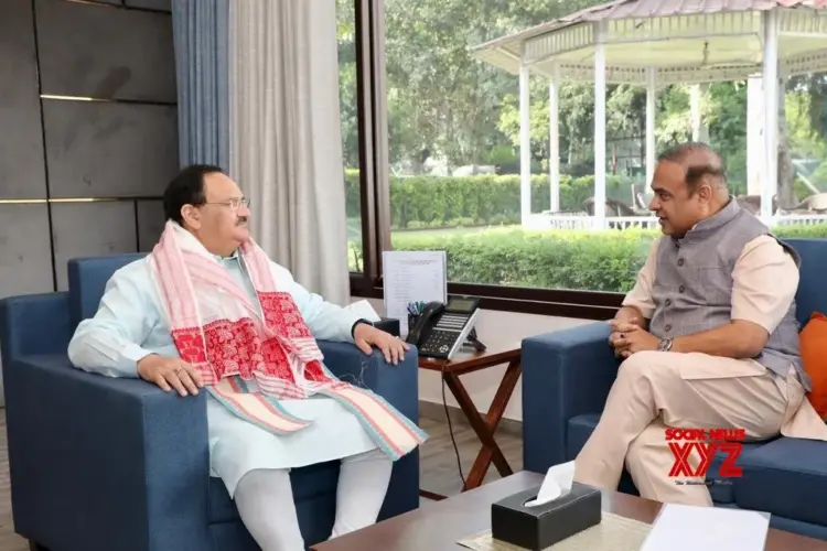 Assam CM apprises Nadda about welfare initiatives of state govt