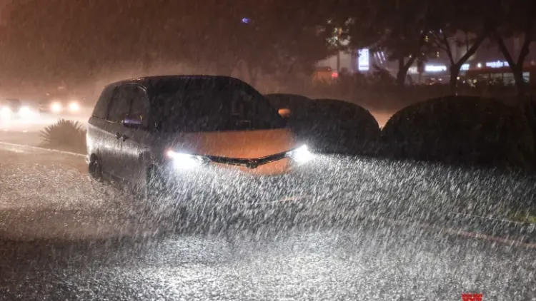 Over 80,000 people evacuated in China amid heavy rainfall