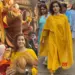Sanya Malhotra exudes grace as she visits Lalbaugcha Raja