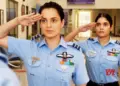 Kangana Ranaut goes for India vs Afghanistan cricket pre-match in IAF uniform