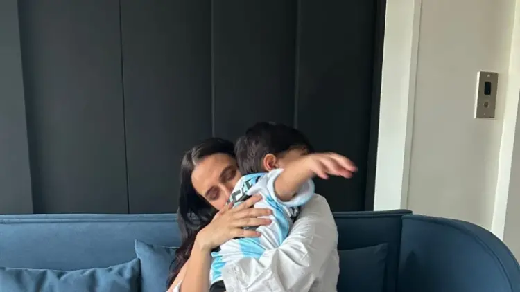 Neha Dhupia celebrates second birthday of son Guriq