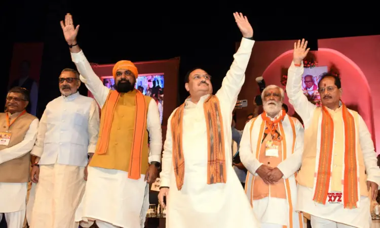 ‘BJP won’t offer anyone to sit on its shoulder’, Nadda says in Patna