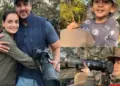 Dia Mirza enjoys family outing at Gir National Park