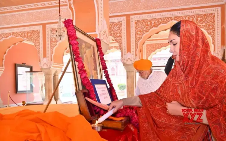 Guru Gobind Singh’s sword worshiped in Jaipur on Prakash Parv