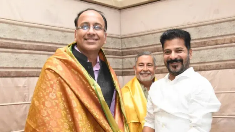 Micron CEO Sanjay Mehrotra meets Telangana CM