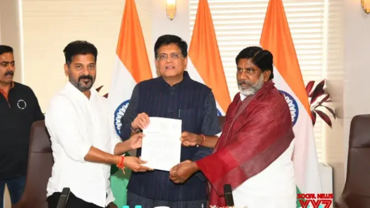 Telangana CM seeks nod for Hyderabad-Vijayawada industrial corridor