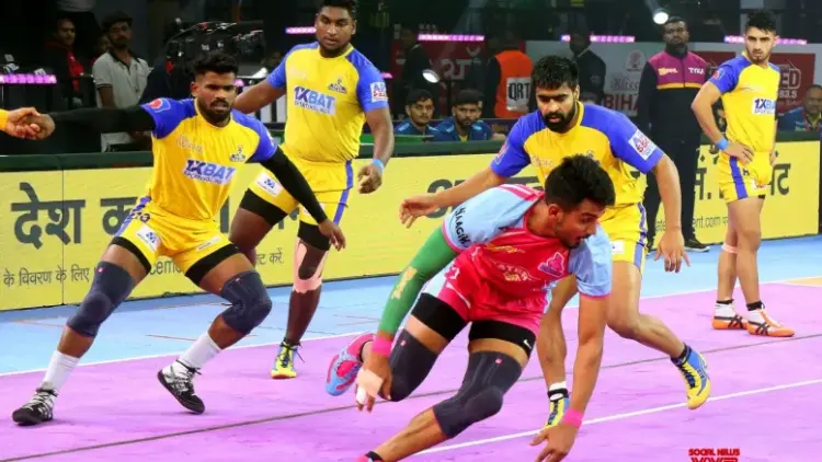 PKL: Jaipur Pink Panthers beat Tamil Thalaivas 42-27 to qualify for playoffs