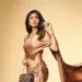 Sizzling Shilpa ‘knocks’ over fans with sari gown photoshoot