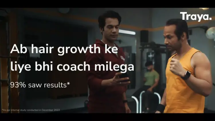 Traya and Rajkummar Rao Reunite Once Again for a Deeper Dive into the #HopeForHair Campaign