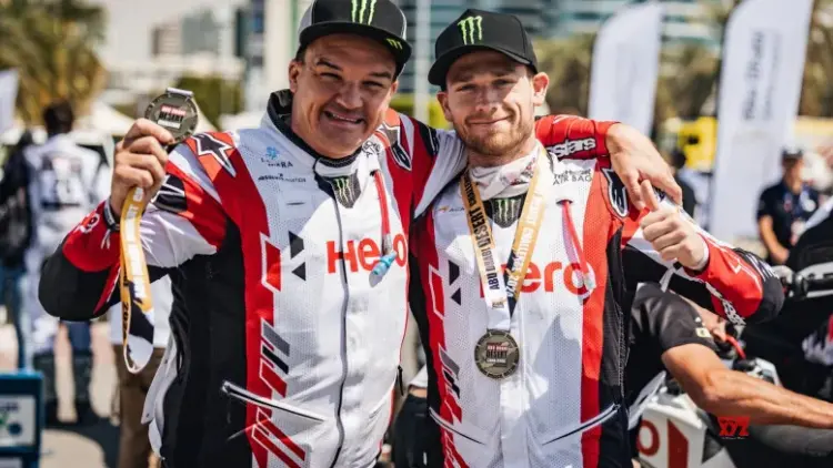 Hero MotoSports Team Rally wins the Abu Dhabi Desert Challenge 2024