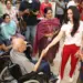 Preity Zinta interacts with patients at Chandigarh Spinal Rehab