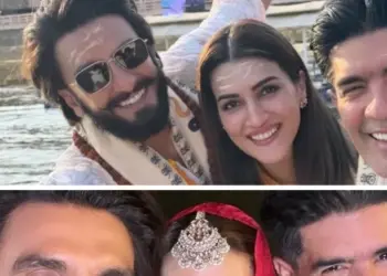 Ranveer Singh, Kriti Sanon light up Manish Malhotra’s show at Varanasi’s Namo Ghat