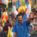 Kejriwal holds roadshow a day after walking out of jail; BJP sharpens attack on Delhi CM