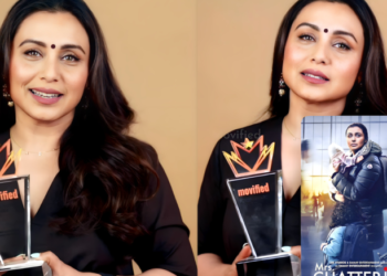 Rani Mukerji feted with Movified Best Actor Award for ‘Mrs Chatterjee Vs Norway’