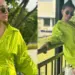 Akshara Singh shells cool girl vibes in green shirt dress, sneakers & sunglasses