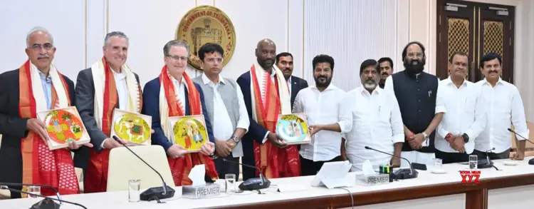 Cushman & Wakefield, Lockheed Martin delegations meet Telangana CM