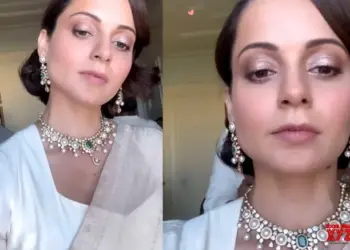 Kangana Ranaut stuns in ivory and gold saree for Modi 3.0 swearing-in ceremony