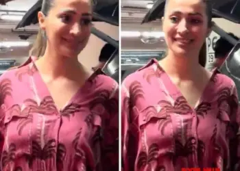 Raai Laxmi Makes a Stylish Return To Mumbai For DNA Promotion