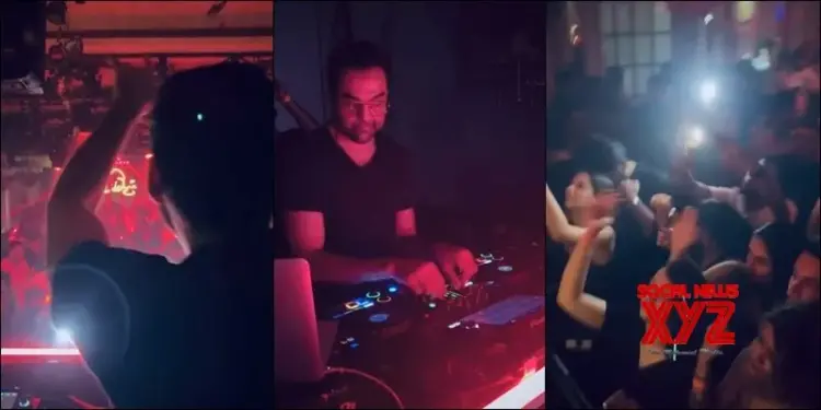 DJ Abhay Deol spins the console at Kolkata gig: ‘A place ain’t lit till the people ain’t dancin’