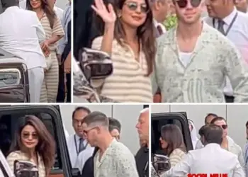 Priyanka Chopra and Nick Jonas Arrive in Style for Anant Ambani-Radhika Merchant’s Wedding
