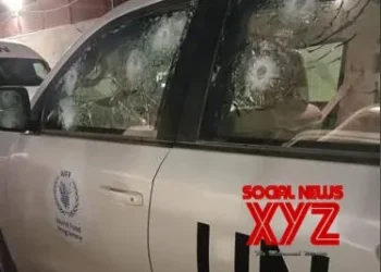 Humanitarians in UN armoured vehicle escape Israeli gunfire in Gaza