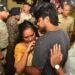 Kavitha turns emotional on meeting family after walking out of Tihar Jail