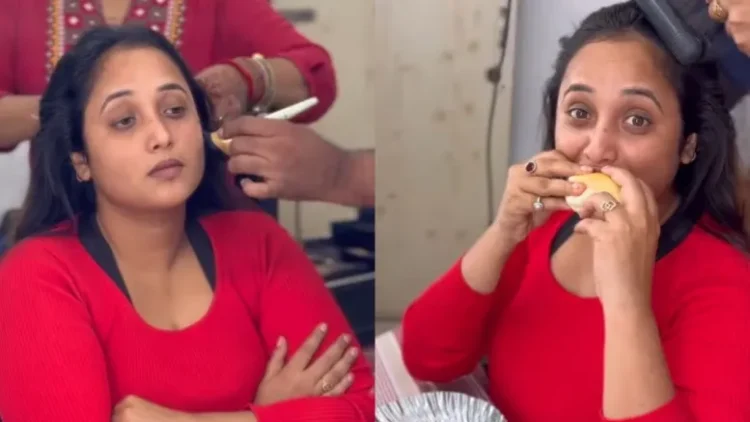 Rani Chatterjee relishes ‘Vada Pav’ as she arrives in Mumbai for new project