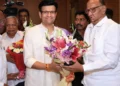 BJP leader Samarjeet Ghatge joins NCP (SP), likely to contest from Kagal seat