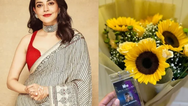 Kajal Aggarwal shares picture from the set of Salman, Rashmika-starrer ‘Sikandar’