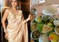 Shilpa Shetty treats her taste buds to traditional South Indian thali delight