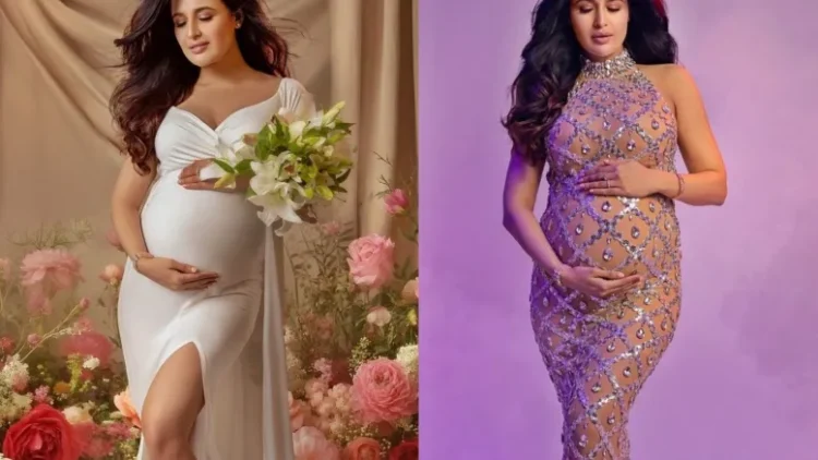 Yuvika Chaudhary drops classy pictures from her maternity photoshoot