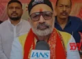 Giriraj Singh chants Hanuman Chalisa on last day of his yatra in Kishanganj