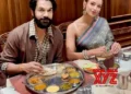 Rajkummar, Triptii gobble on tempting Gujarati thali in Ahmedabad during Navratri celebrations