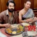 Rajkummar, Triptii gobble on tempting Gujarati thali in Ahmedabad during Navratri celebrations