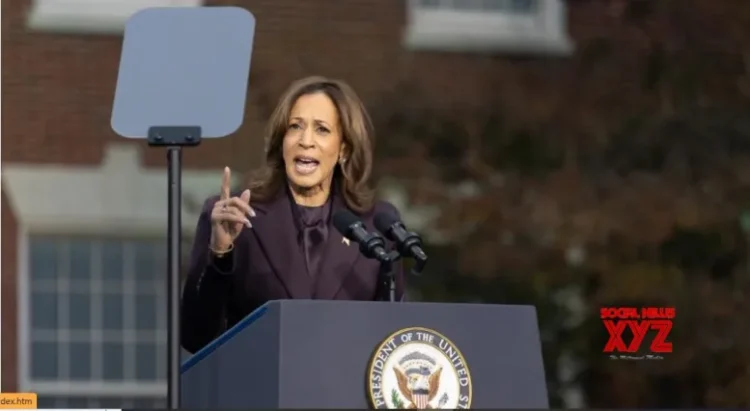 Harris delivers concession speech, saying results must be accepted