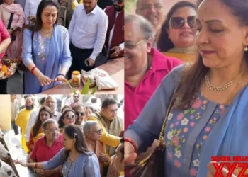 Hema Malini shares pictures from her Gopashtami celebrations
