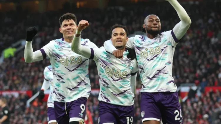 PL: Bournemouth stun Man Utd with 3-0 win at Old Trafford