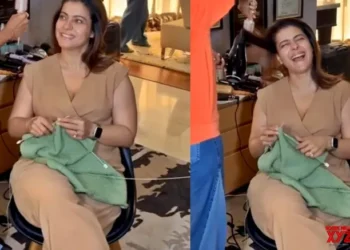 Kajol masterfully juggles work and knitting in a fun new video