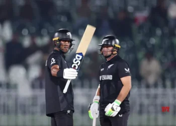 Champions Trophy: Ravindra’s valiant 112, Bracewell’s four-fer help NZ win, reach semis