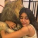 Remove term: Janhvi is greeted by a special visitor on the set Janhvi is greeted by a special visitor on the set