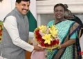 MP CM meets Prez Murmu, urges her to partake in water conservation campaign