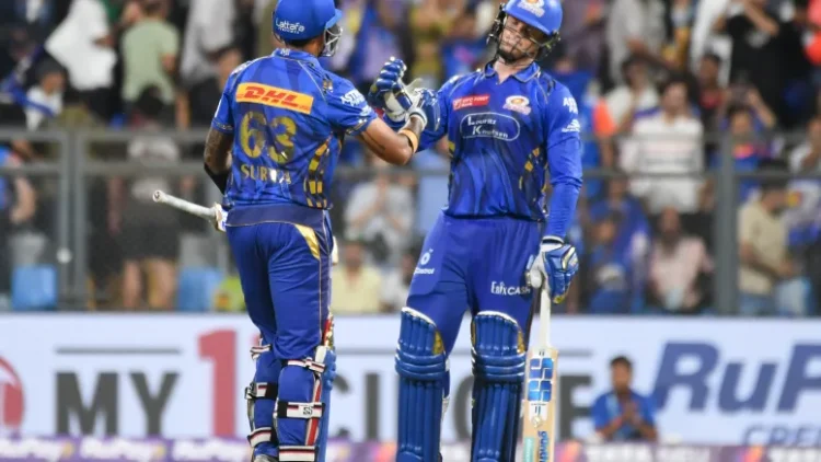 IPL 2025: Ashwani’s 4-24, Rickelton’s maiden fifty help MI thrash KKR by 8-wickets