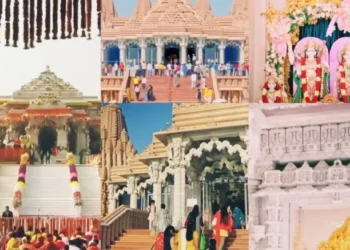 Grand celebration of Ram Navami at BAPS Hindu Temple in Abu Dhabi