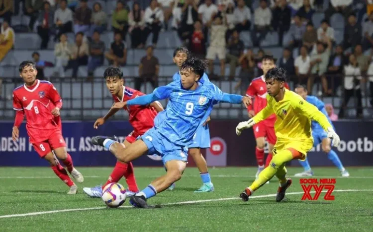 SAFF U19 C’ship: India seal top spot in Group B with 4-0 win over Nepal