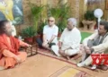 Boney & Anil Kapoor visit Parmarth Niketan to pray for their late mother Nirmal Kapoor