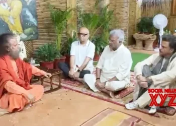 Boney & Anil Kapoor visit Parmarth Niketan to pray for their late mother Nirmal Kapoor