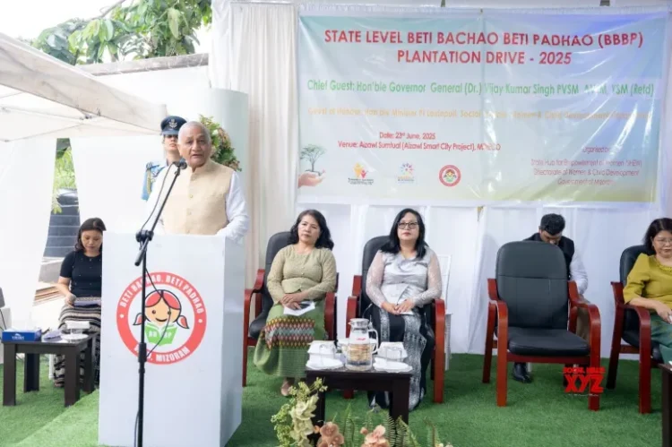 Mizoram Guv leads state-level Beti Bachao Beti Padhao Plantation Drive