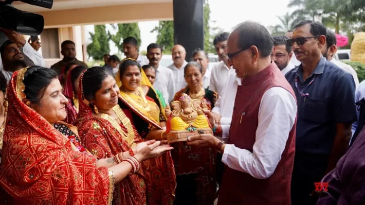 Union Minister Shivraj Singh Chouhan interacts with Lakhpati Didis in Gujarat