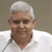Vice President Jagdeep Dhankhar to arrive in Kerala today for a 2-day visit