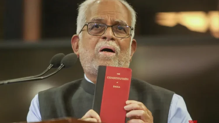 INDIA bloc’s Vice-Presidential candidate B Sudershan Reddy to file nomination today